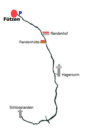 Wanderkarte Ftzen - Schlossranden