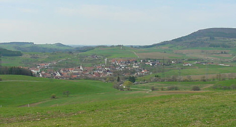 Blick auf Ftzen Richtung NW